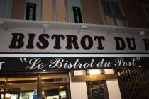 Le Bistrot du Port. Restaurant. Port de Nice