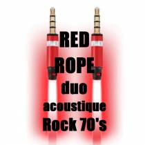  Red Rope. Groupe musical duo acoustique rock. Bouyon